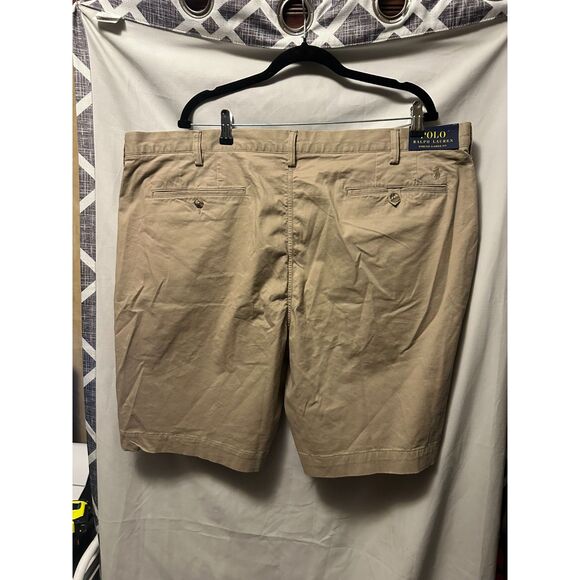 NWT Polo Ralph Lauren Men's Classic Fit Stretch Chino Shorts Tan Size 42 - Picture 5 of 7
